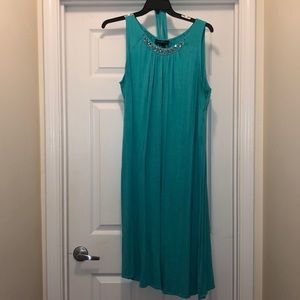 Blue Lane Bryant Plus Size Dress with belt